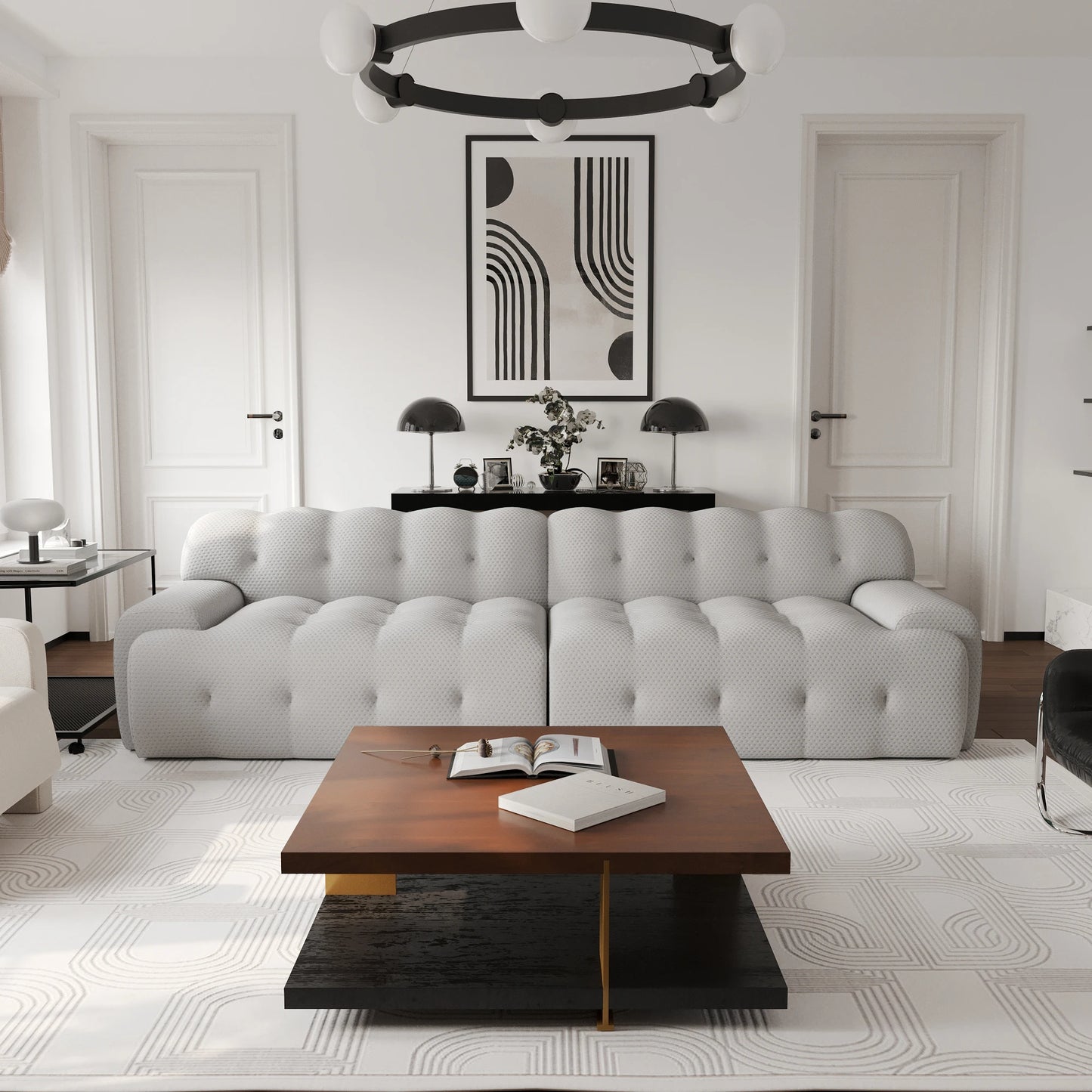 Comfy Cloud 1024Inch Oversized Modular Sectional Sofa Curved