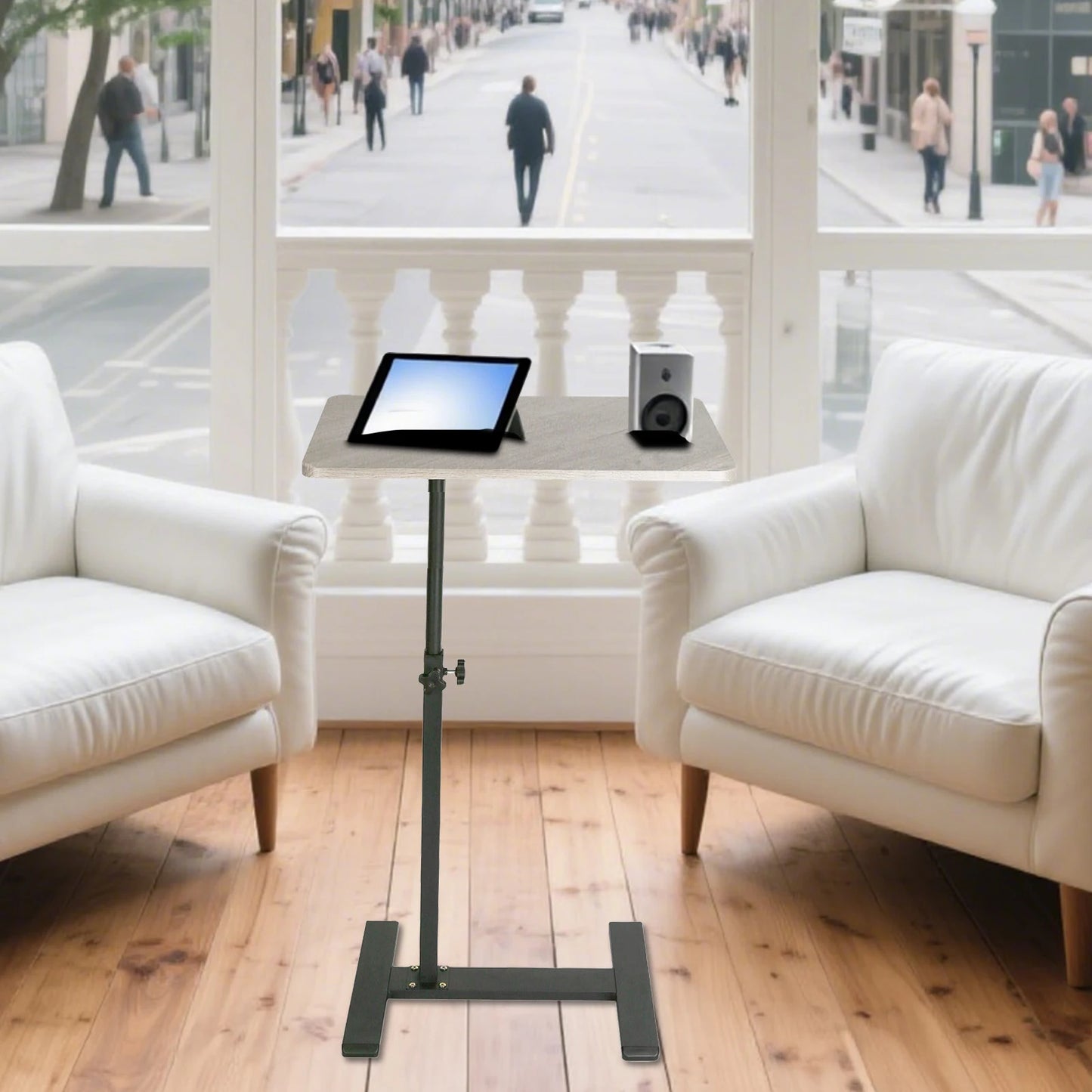 Adjustable Laptop Desk 360 Degree Rotating Tabletop Stand