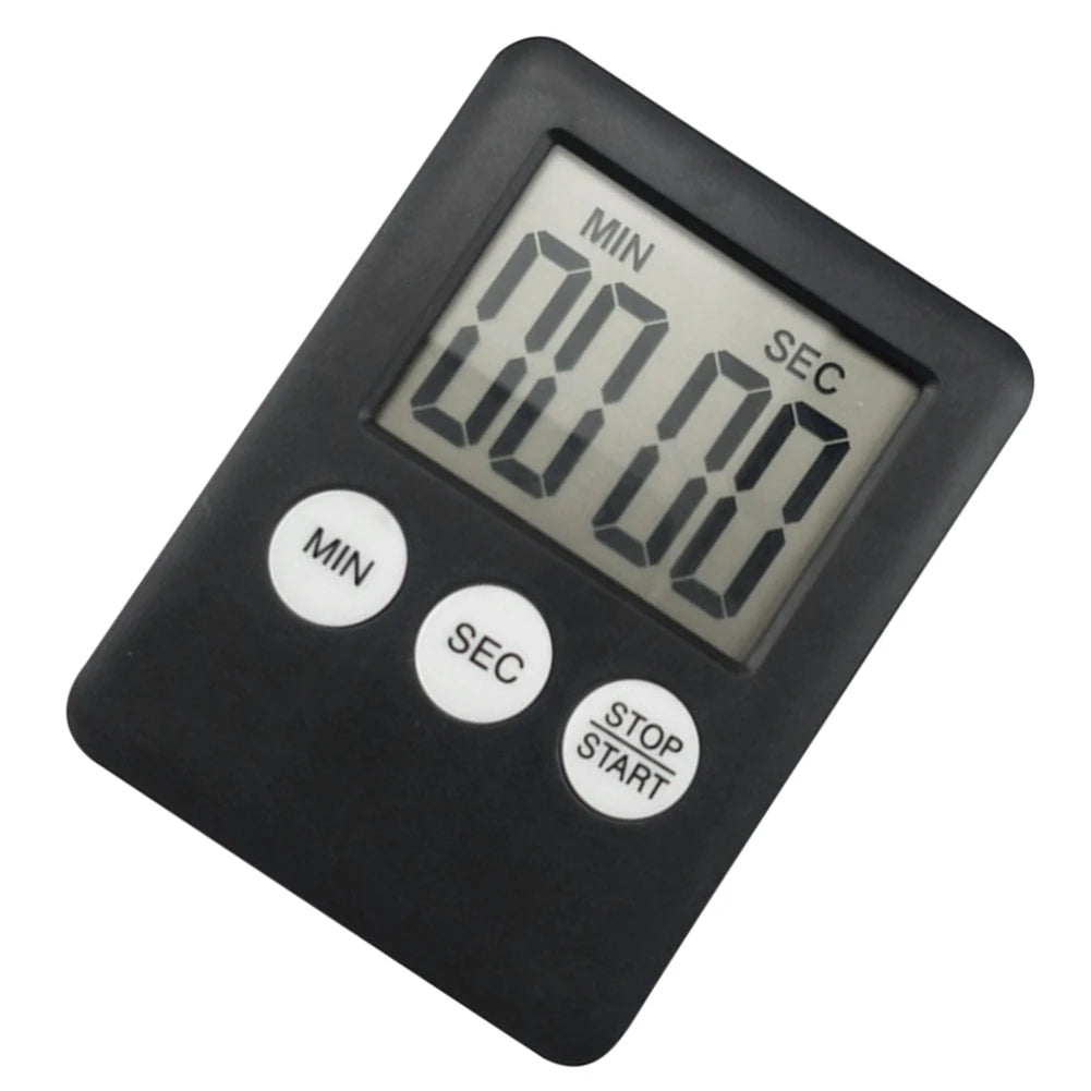Digital Kitchen Timer Stopwatch With LCD Display Clip