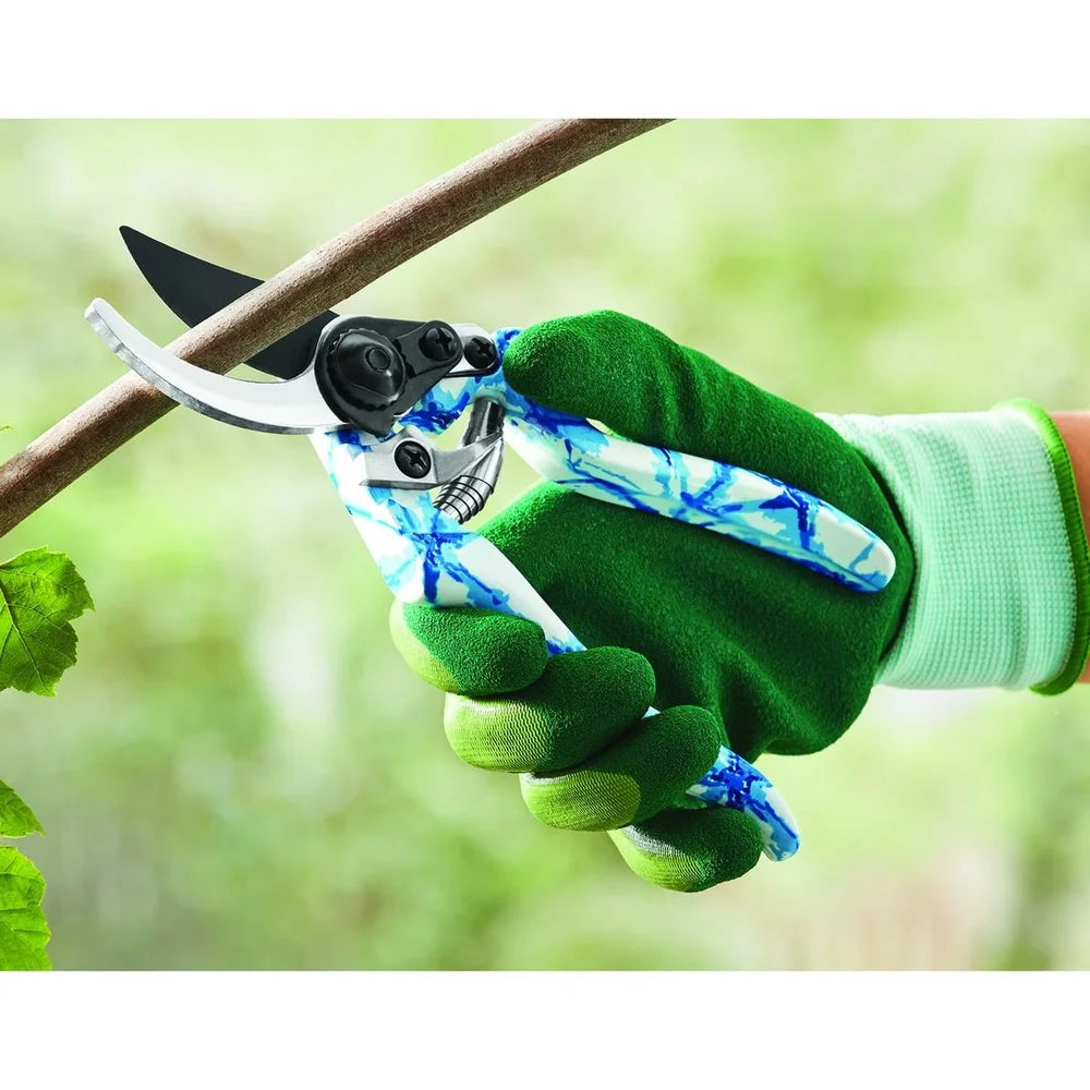 Shibori Gardening Tool Set 23 Pieces Durable Rust-Proof Aluminum Trowel Cultivator Pruner Plant Markers Carry Case