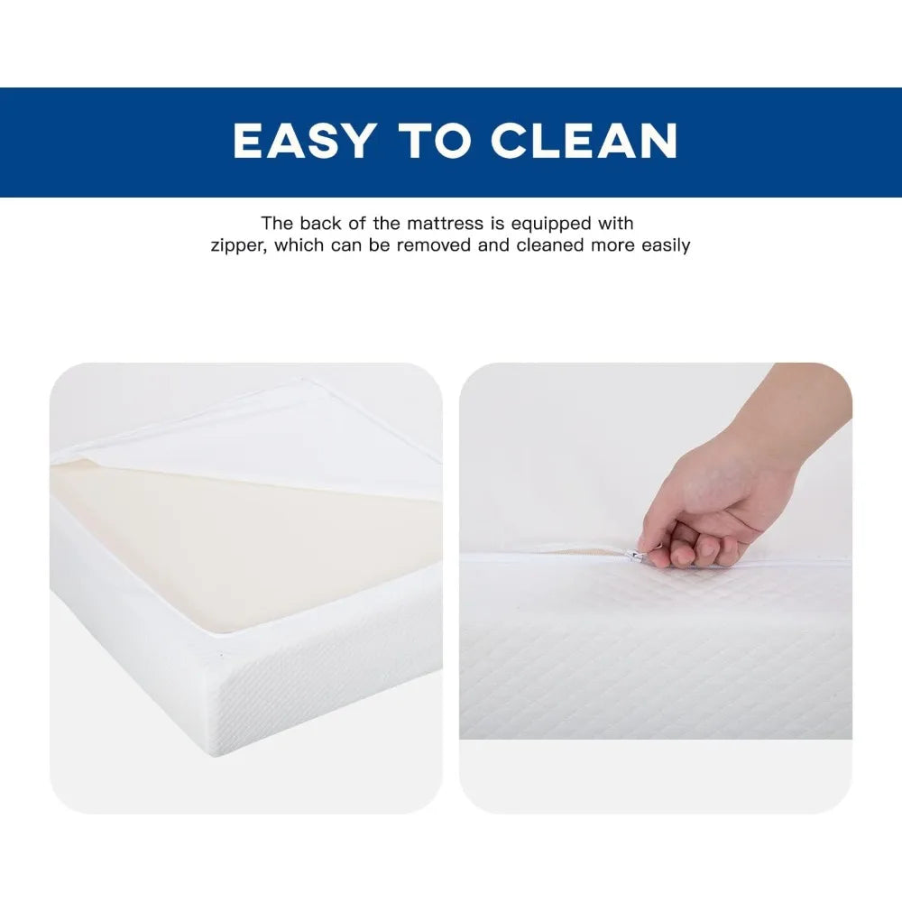 Queen Memory Foam Mattress 10 Inch Medium Firm Bed In Box