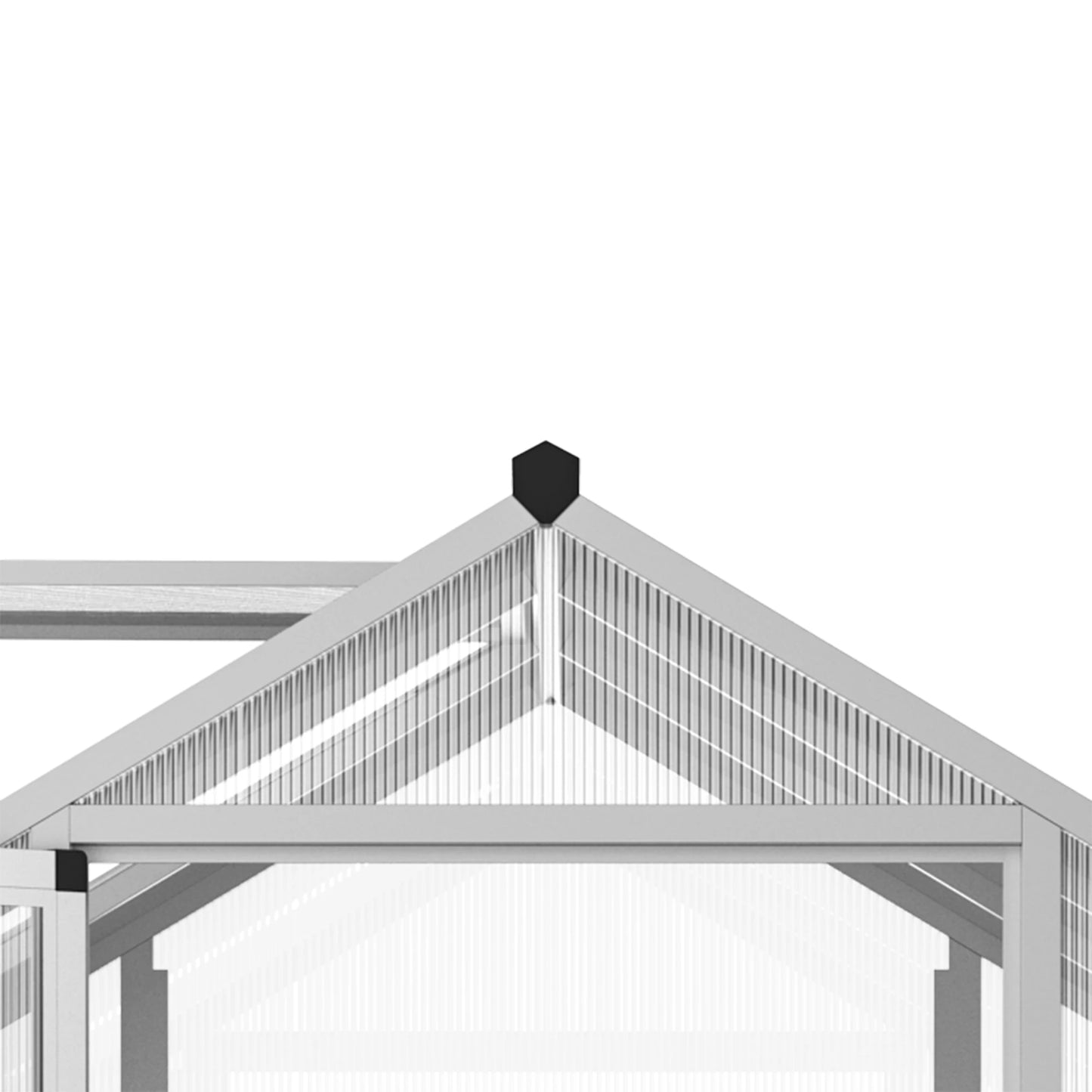 Outsunny 10 Foot Long Walk In Cold Frame Garden Greenhouse