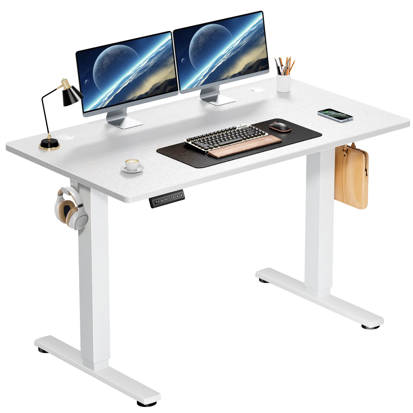 JHK Electric Standing Desk Height Adjustable 40x24 Inches