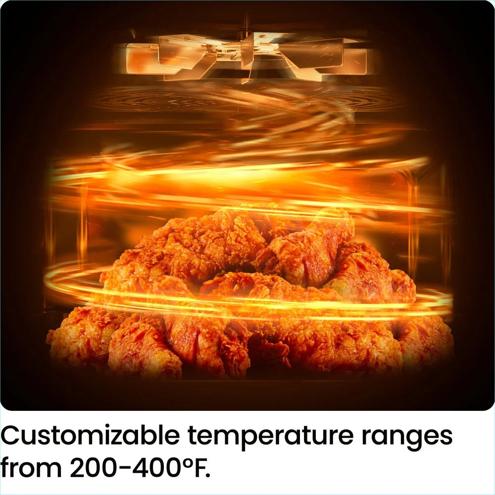 6 Quart Digital Air Fryer With Touch Control And 4 Modes