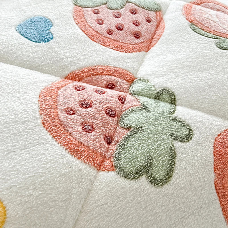 All Season Thickened Lamb Wool Sherpa Quilt Set 3 Pieces