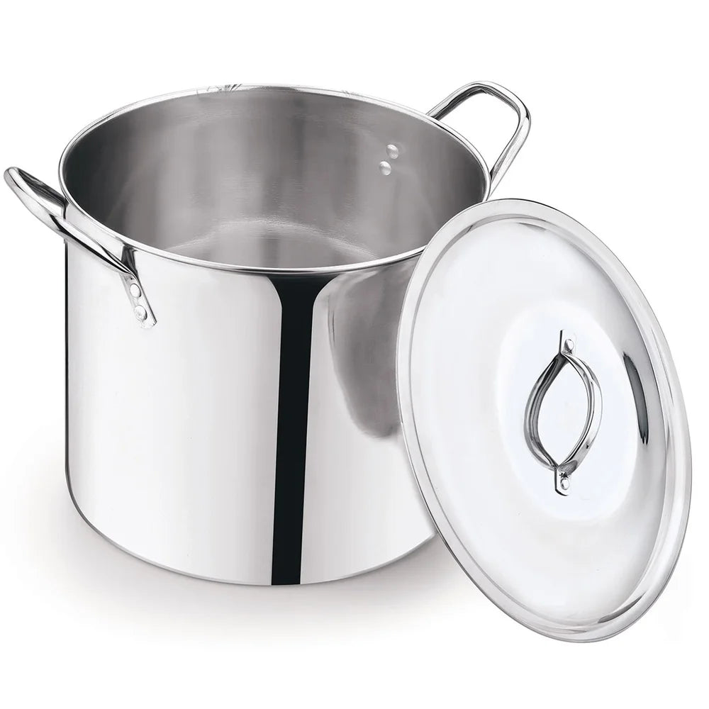 12 Quart Stainless Steel Stock Pot With Stay Cool Handles