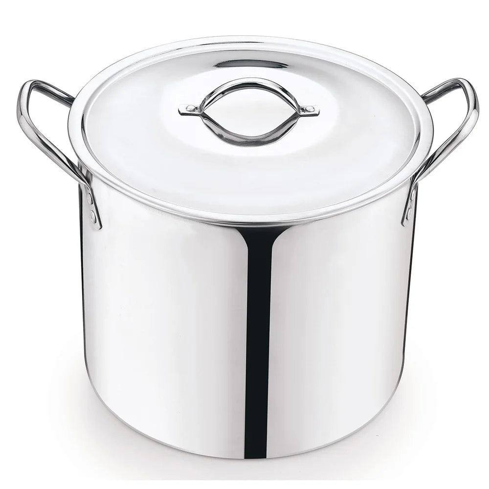 12 Quart Stainless Steel Stock Pot With Stay Cool Handles