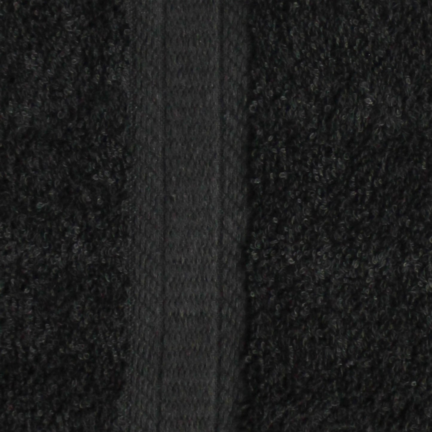 18 Piece Cotton Towel Set Black Bath Hand Towels Washcloths