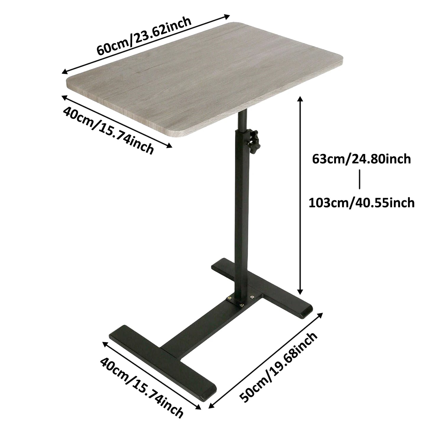 Adjustable Laptop Desk 360 Degree Rotating Tabletop Stand