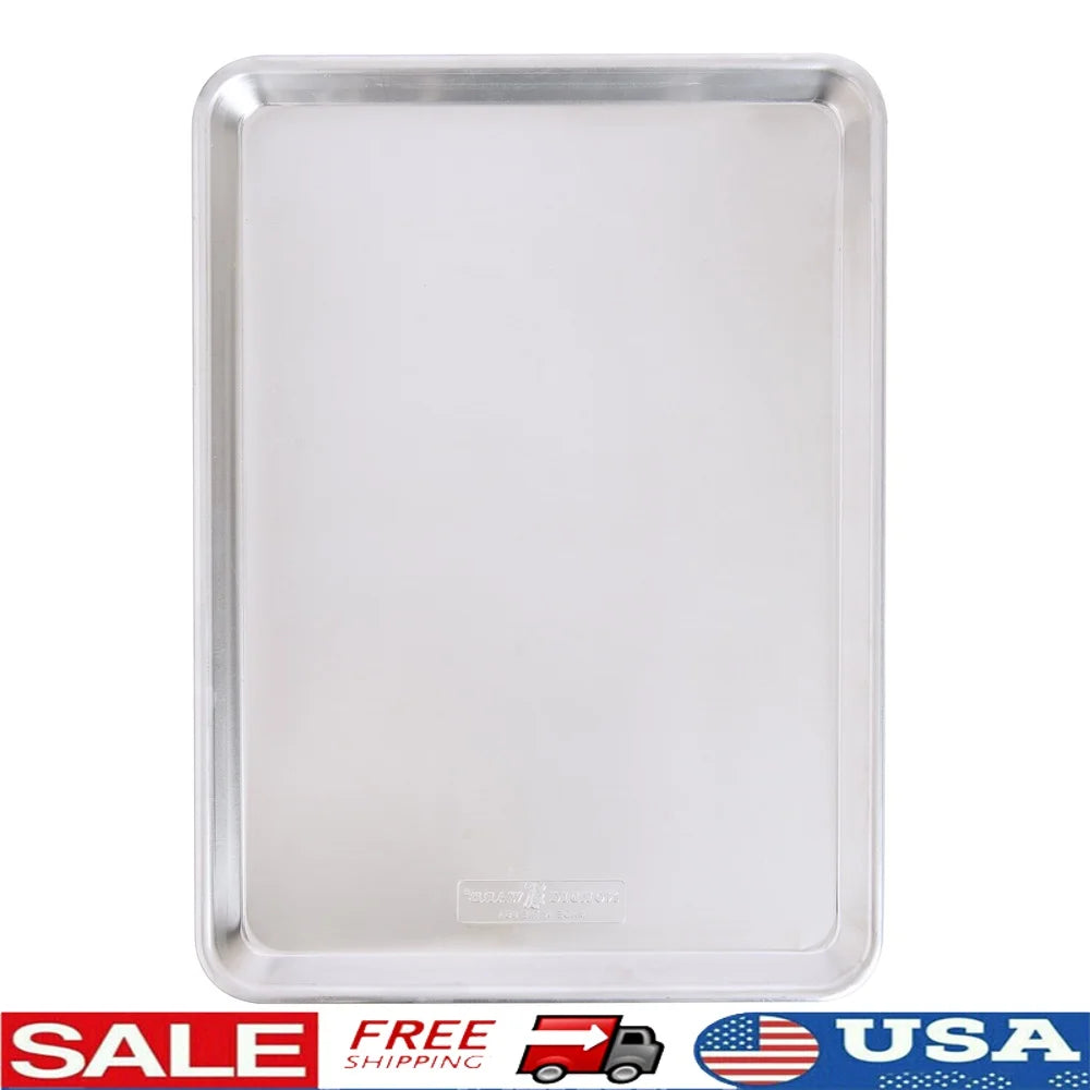 Aluminum Baking Sheet Pan 18x13 Perfect Cookies Brownies Roasting Vegetables Meal Prep Easy to Clean Lightweight Durable