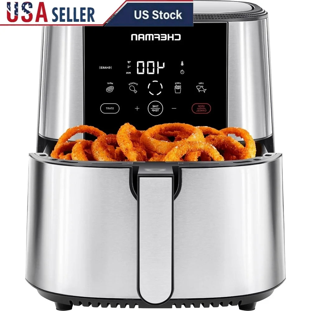 6 Quart Digital Air Fryer With Touch Control And 4 Modes