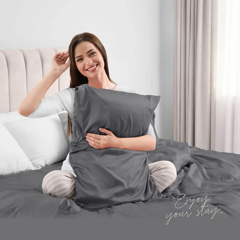 Luxury 6 Piece Queen Bed Sheets Pillowcases Wrinkle Free