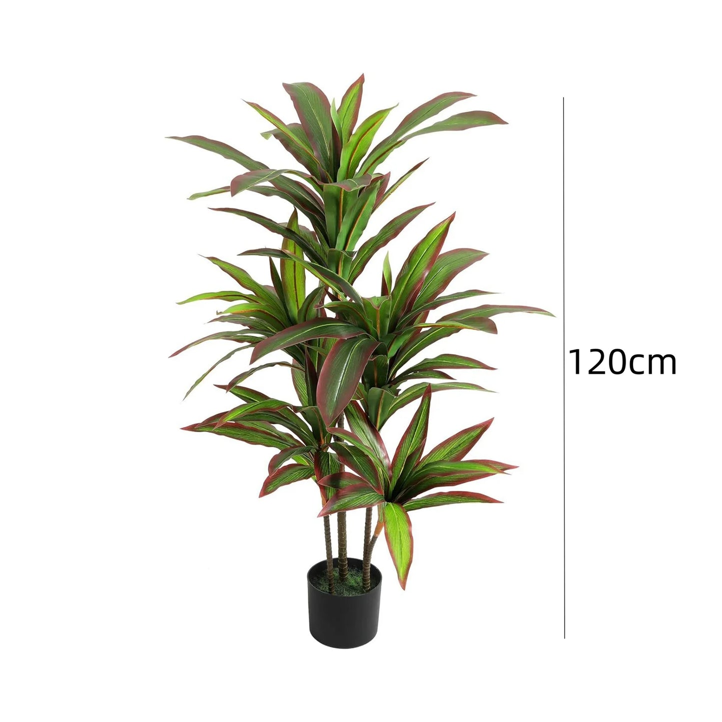 Artificial Dracaena Plant Fake Tree In Pot With Branches