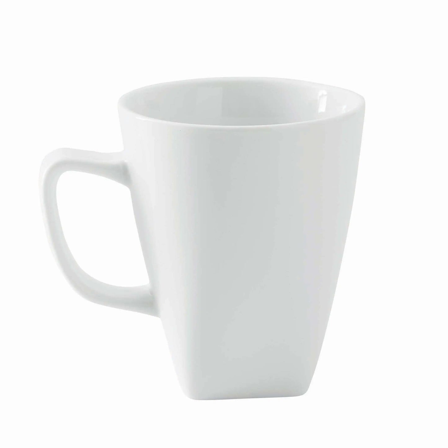 Square Porcelain Dinnerware 16 Piece White Oven Safe 450F