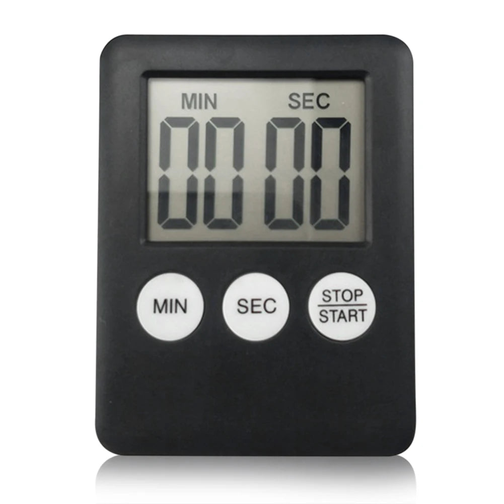 Digital Kitchen Timer Stopwatch With LCD Display Clip