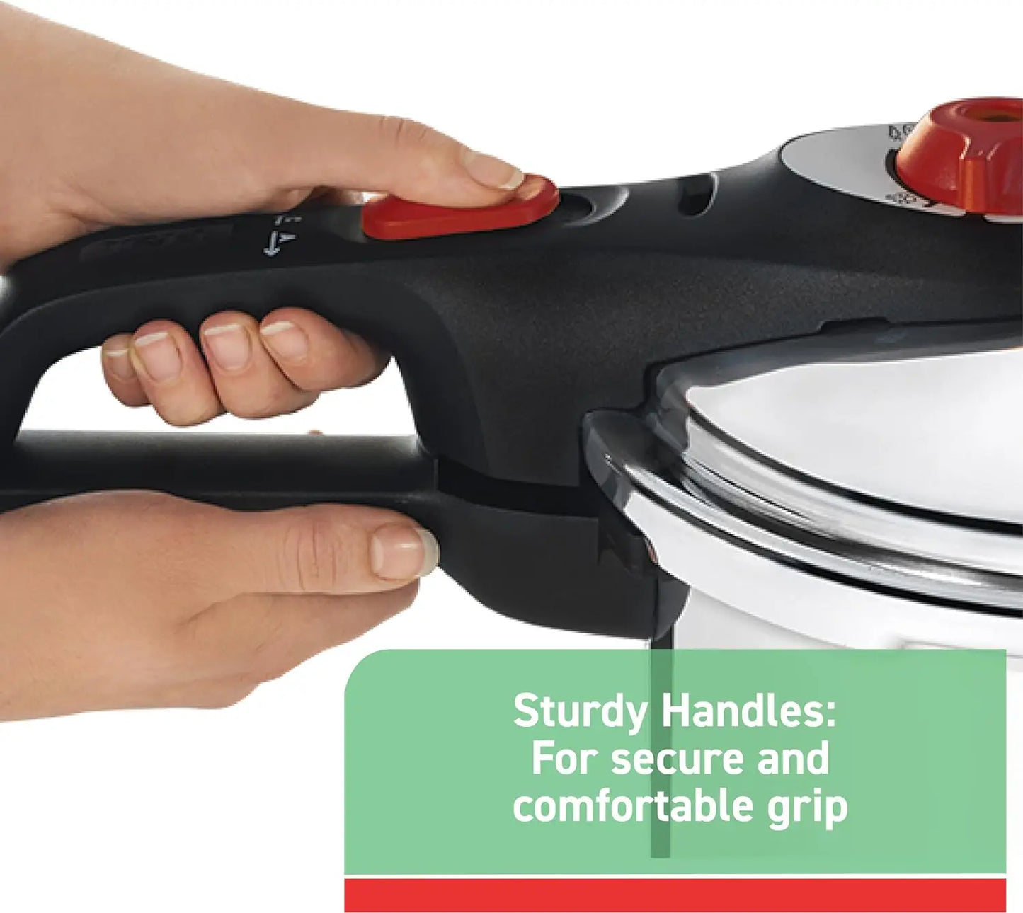 T-Fal P2614634 Secure Aluminum 12 PSI Pressure Cooker 6-Quart