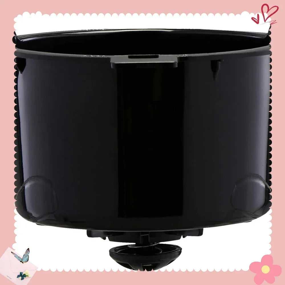 Black 5 Cup Drip Coffee Maker With Removable Filter Basket