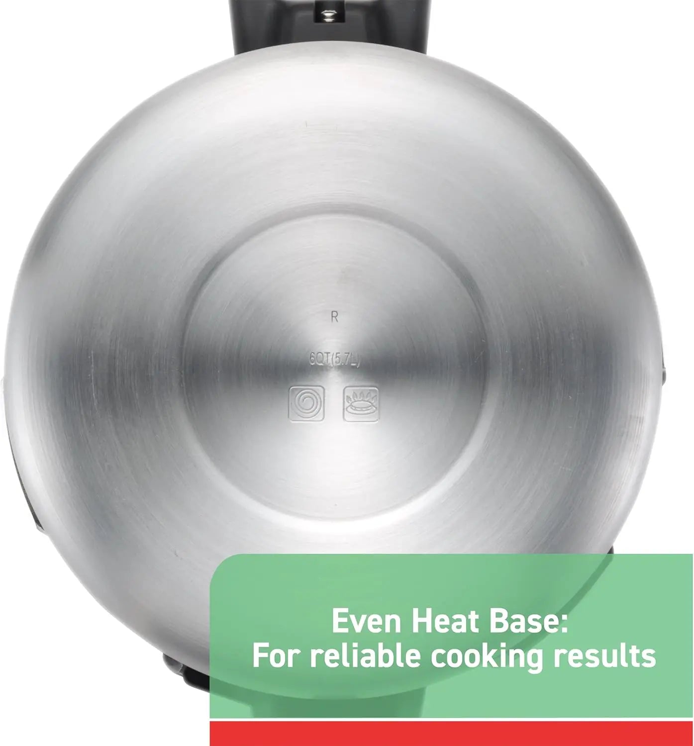 T-Fal P2614634 Secure Aluminum 12 PSI Pressure Cooker 6-Quart