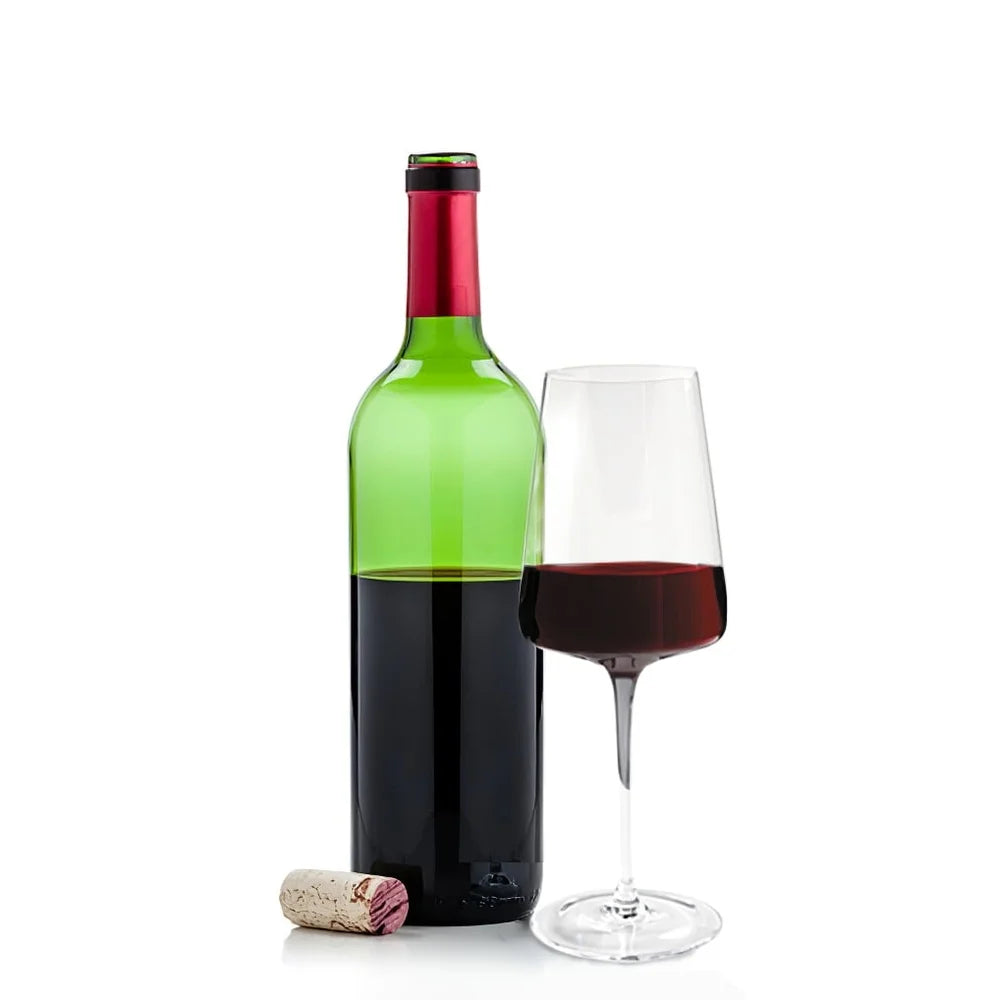 Clear Flared Red Wine Glasses 17oz Set Of 4 Dishwasher Safe