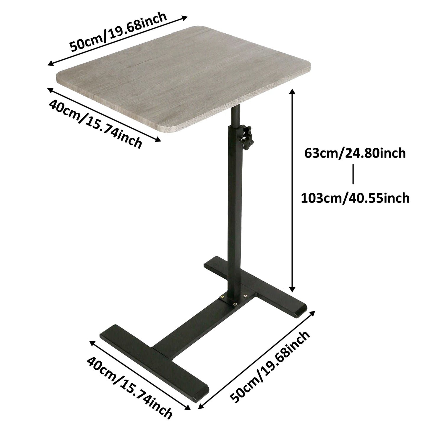 Adjustable Laptop Desk 360 Degree Rotating Tabletop Stand