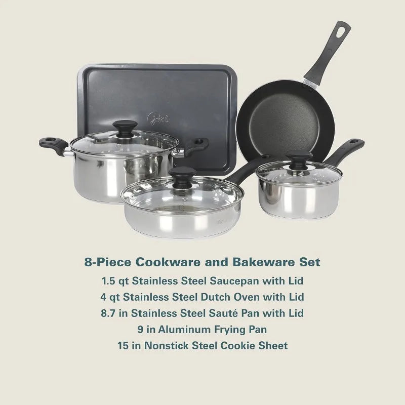 74 Piece Kitchen Box Cookware Set With Pots Pans Dinnerware