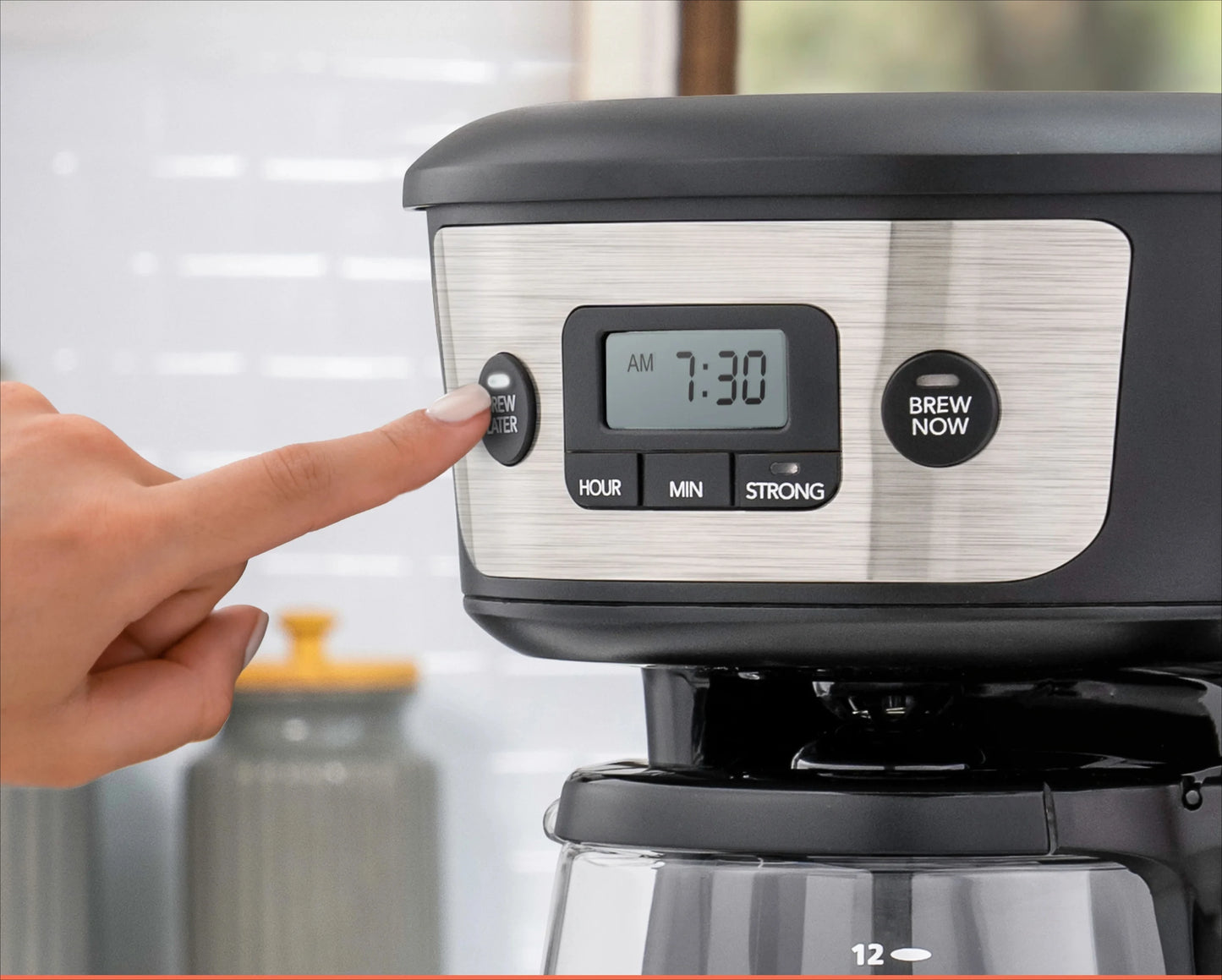 12 Cup Stainless Steel Coffee Maker With Espresso Brewing