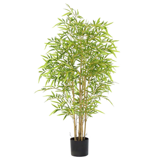 48 Inch Bamboo Artificial Tree Faux Plant For Office Decor