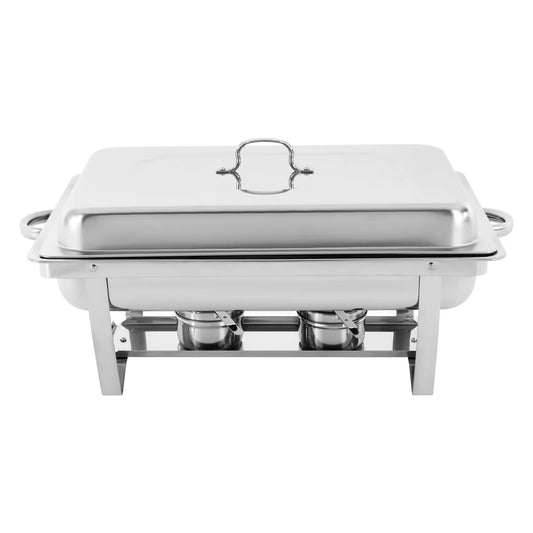 7.5L Stainless Steel Chafing Dish Buffet Set Folding Frame