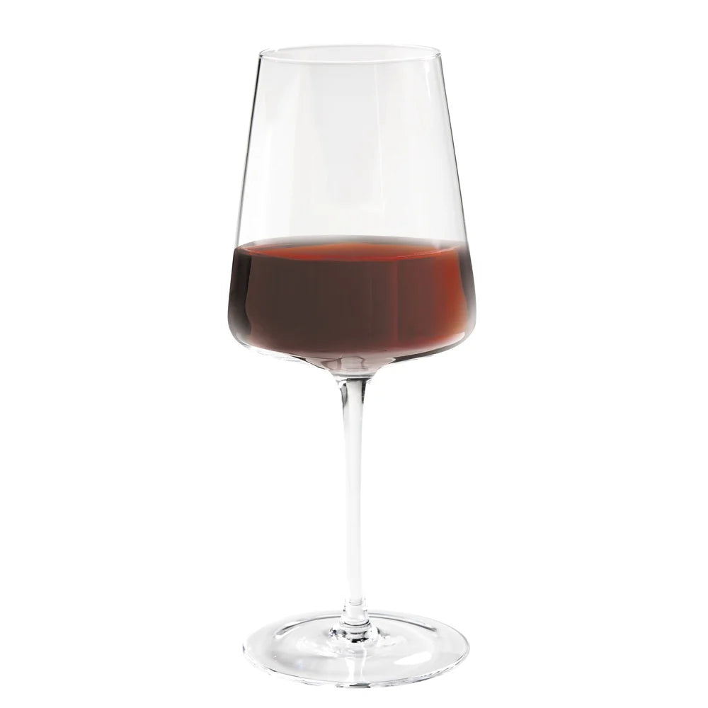 Clear Flared Red Wine Glasses 17oz Set Of 4 Dishwasher Safe