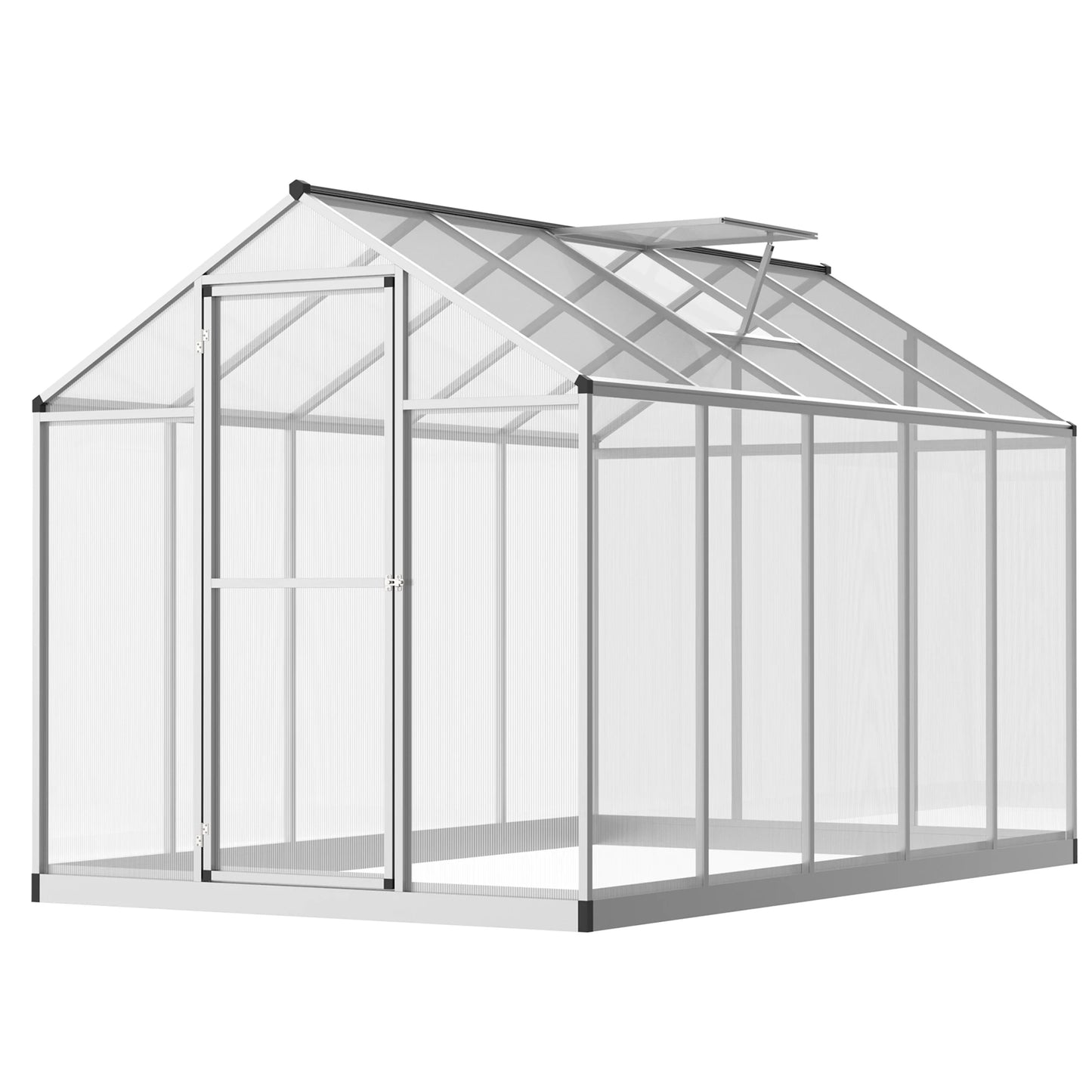 Outsunny 10 Foot Long Walk In Cold Frame Garden Greenhouse
