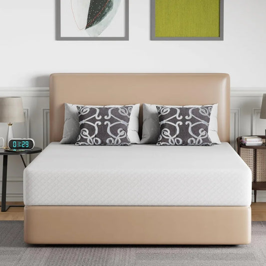 Queen Memory Foam Mattress 10 Inch Medium Firm Bed In Box